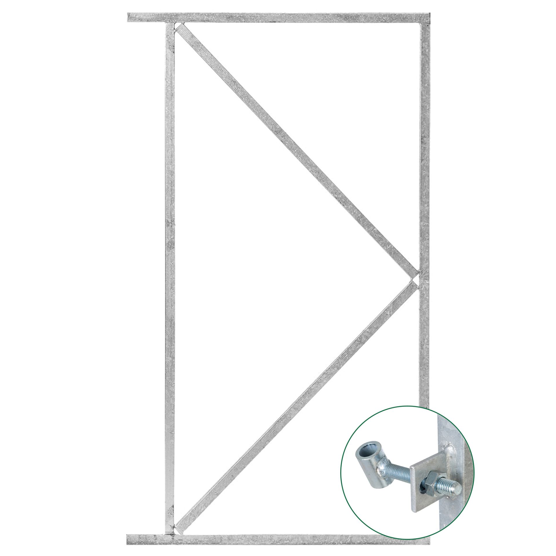 Verstelbaar Poortframe 150 x 155 cm