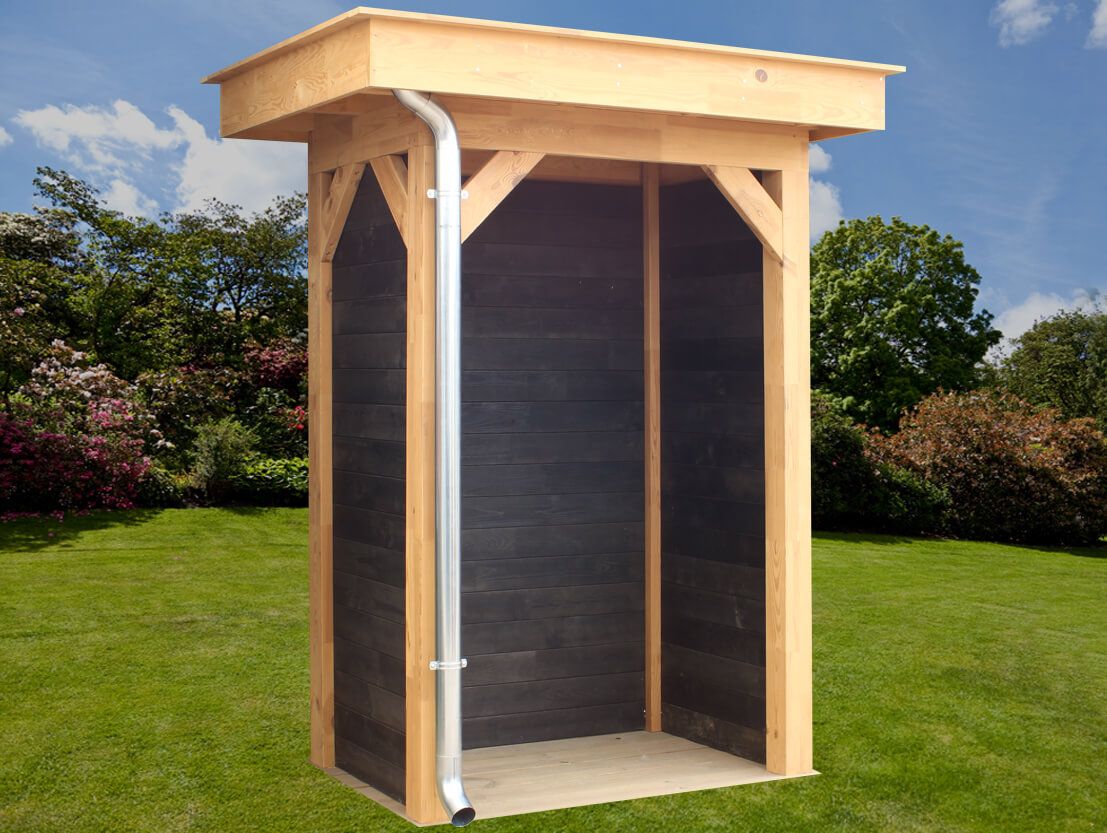 Hemelwaterafvoerset platdak onderuitloop Verzinkt Metaal