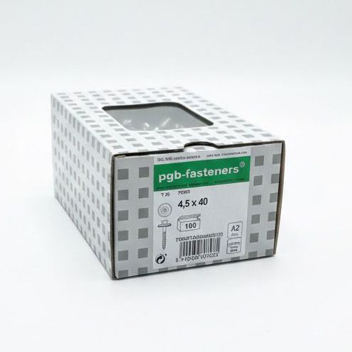 Daktrim Schroef RVS 100 st. per doos