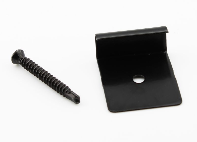 Vlonderplank eind clips RVS 50st.