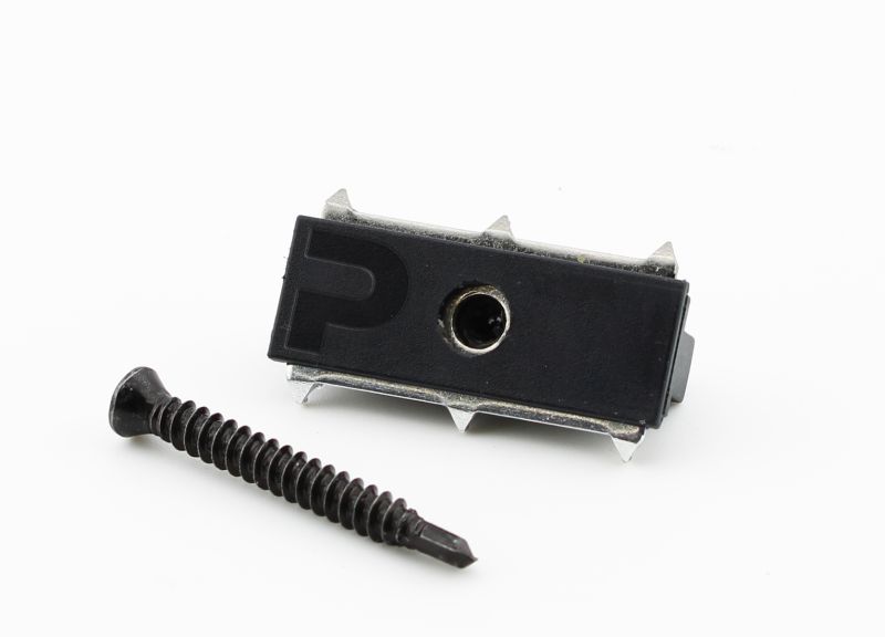 Vlonderplankclips RVS 100st.