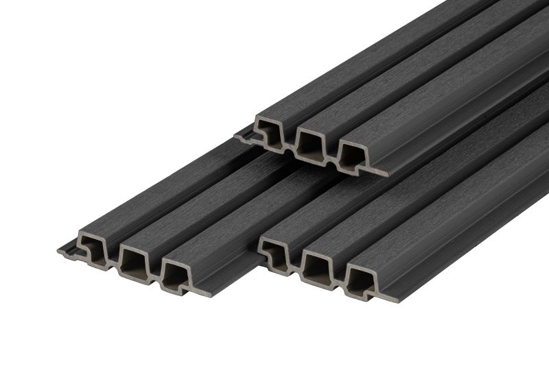 Composiet Triple Profiel 33 × 170 mm Zwart