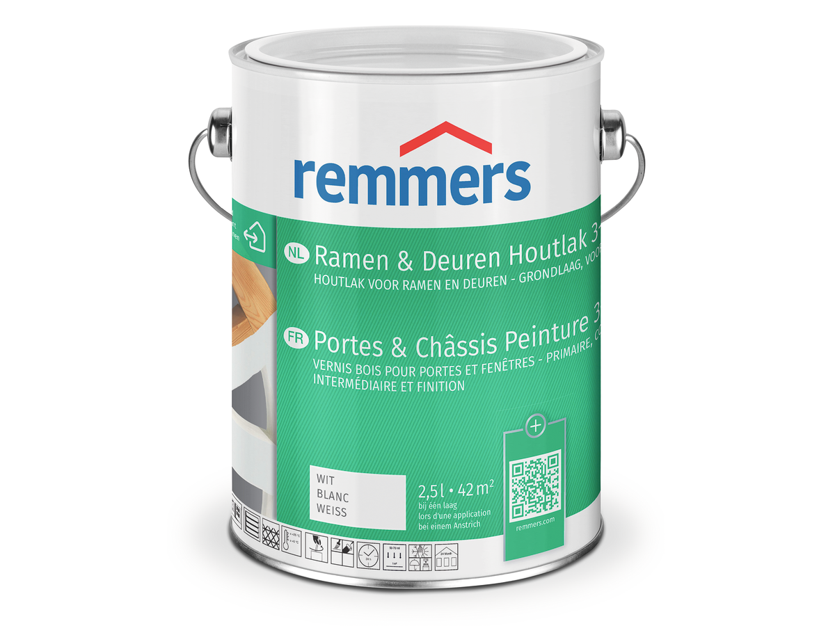 Remmers houtlak 3in1 Wit 750ml